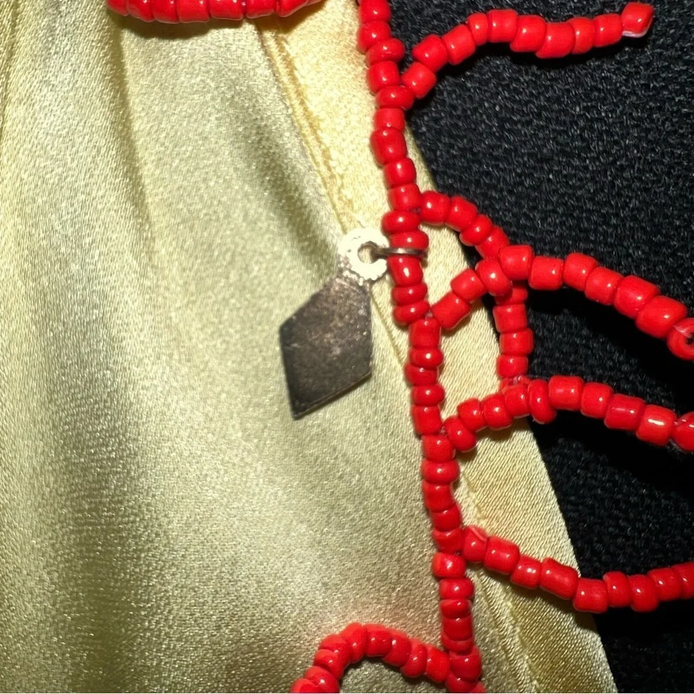 Red Coral Chip Necklace & Baroque Pearl Earrings Set | Statement Jewelry